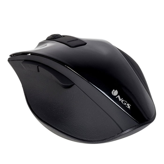 NGS Bow Ratón Inalámbrico Óptico Negro NGS Bow Ratón Inalámbrico Óptico Negro